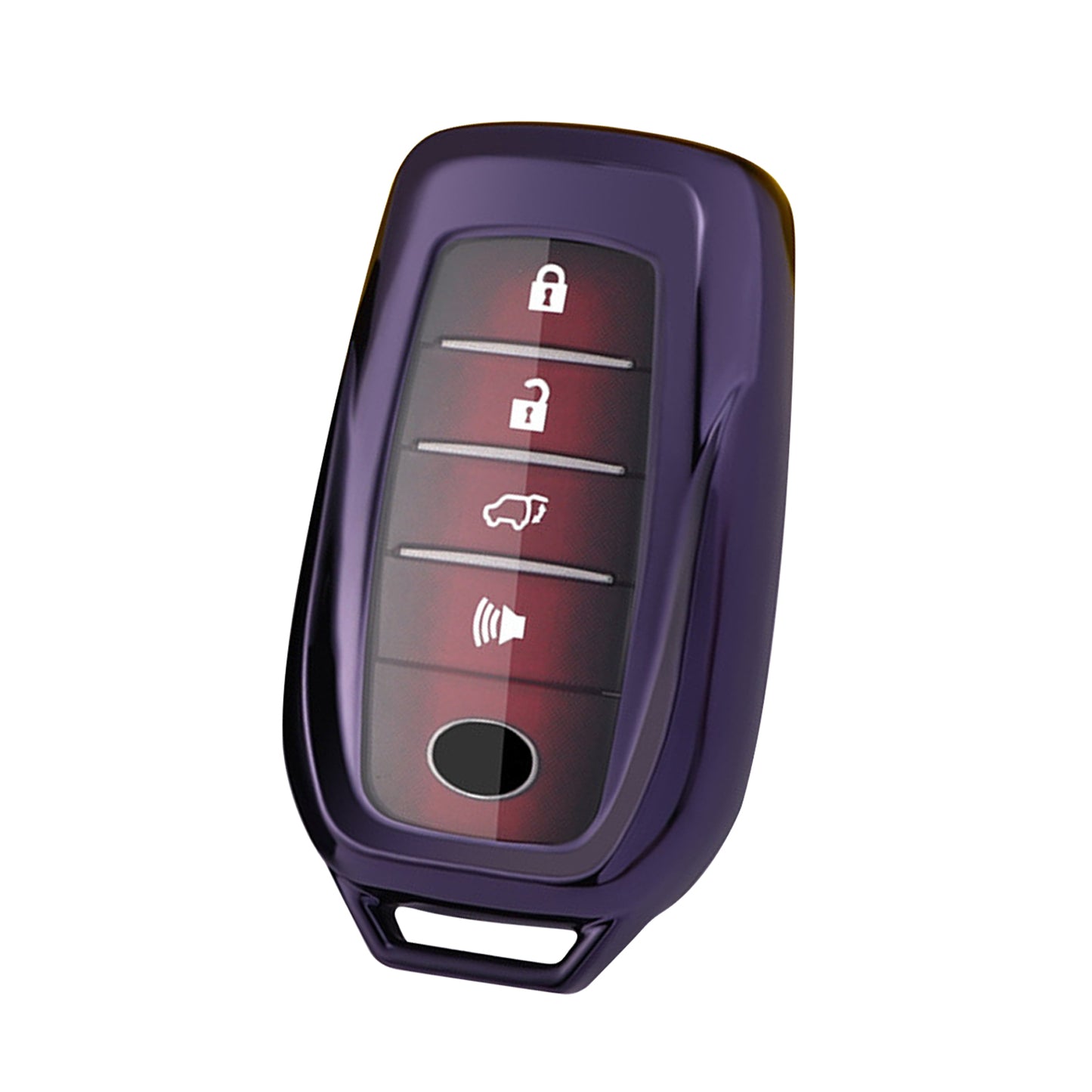 TOYOTA鑰匙保護套 TPU軟膠 ALPHARD/SIENNA/GR YARIS | 防摔耐刮 四色可選 紫黑色 | Carster 私推好物