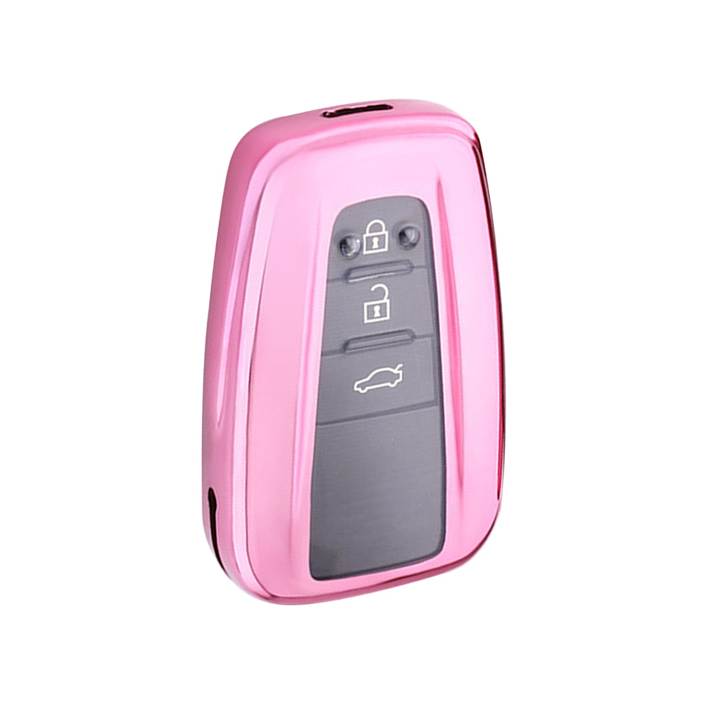 TOYOTA鑰匙保護套 TPU軟膠 AE86/PRADO/RAV4/CAMRY/ALTIS/PRIUS | 防摔耐刮 粉晶色 | Carster 私推好物
