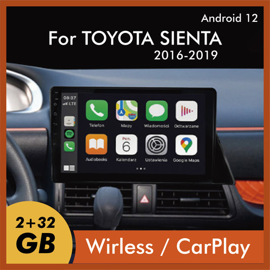 TOYOTA SIENTA 安卓車機 16-19年 Android 12 | 內附Carplay HD螢幕 免破線 | Carster 私推好物