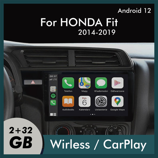 HONDA FIT 安卓車機 14-19年 Android 12 | 內附Carplay HD螢幕 免破線 | Carster 私推好物