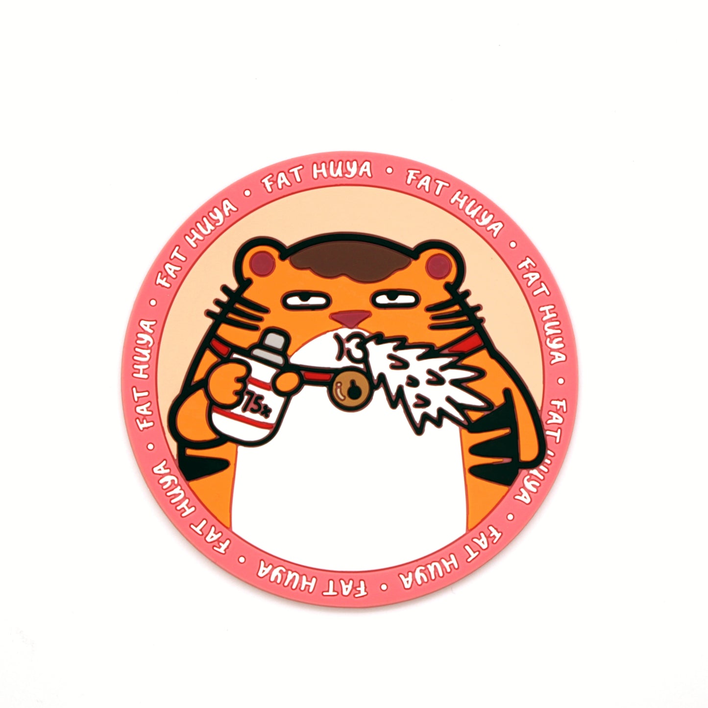 胖虎牙隔熱防滑矽膠杯墊