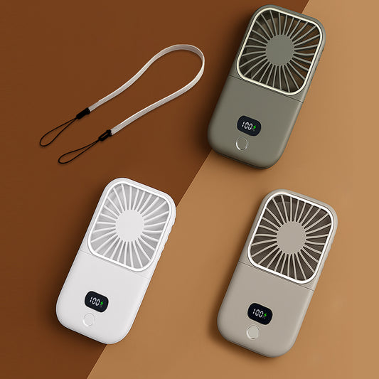 多用化妝鏡隨身冷風扇