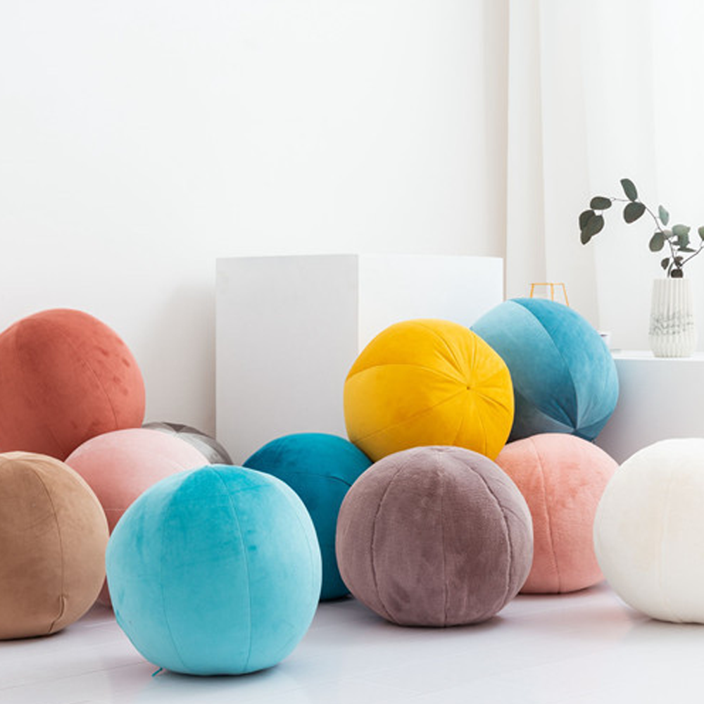 北歐風 Orb 綿綿絨語球型抱枕