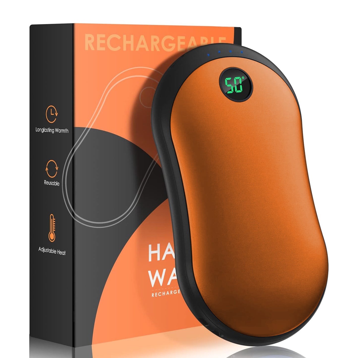 二合一充電暖手寶｜雙面發熱｜露營防寒保暖用品｜三檔控溫