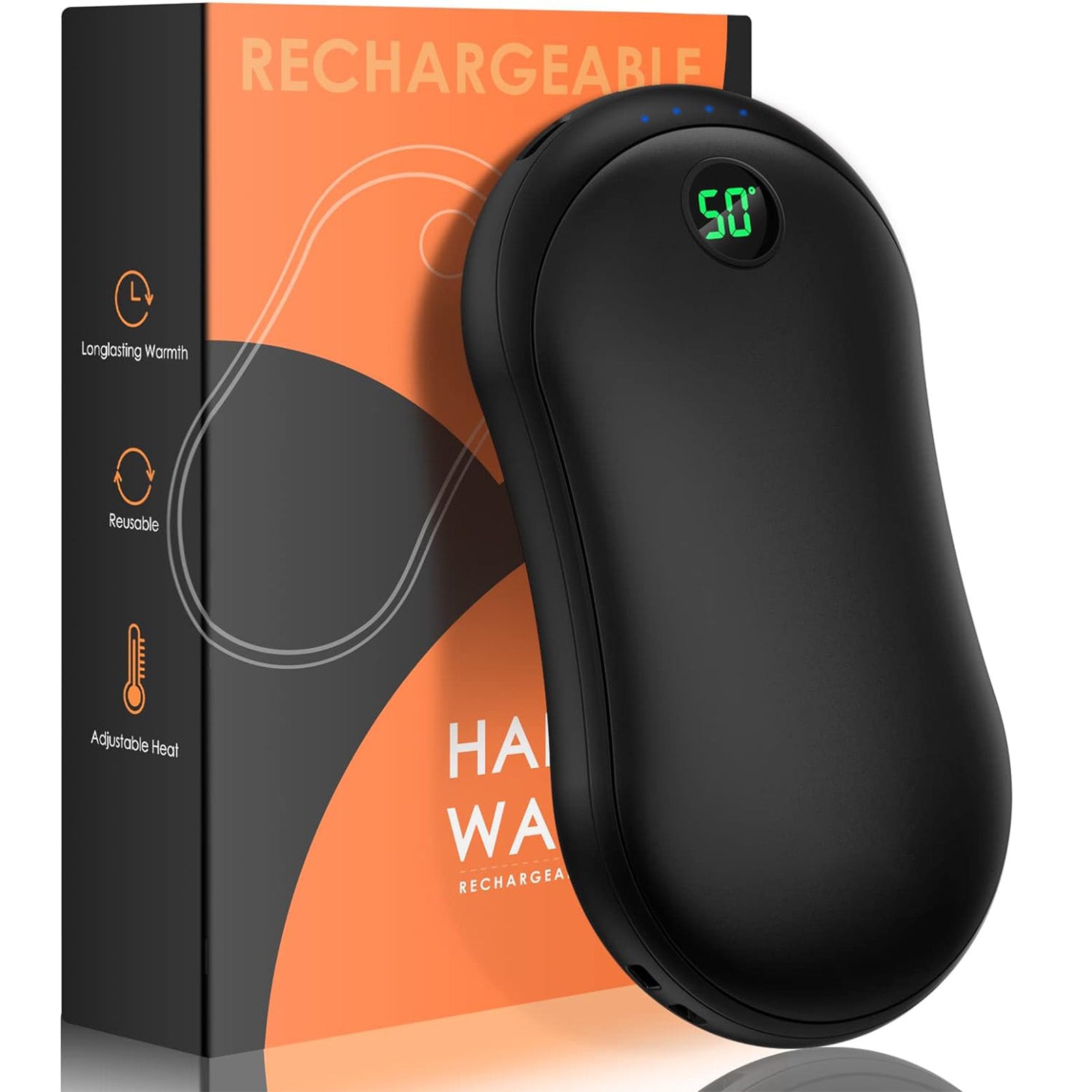 充電暖手寶 10000mAh 行動電源 | 3秒速熱雙面發熱 三檔控溫 冬季保暖神器 | Carster 私推好物