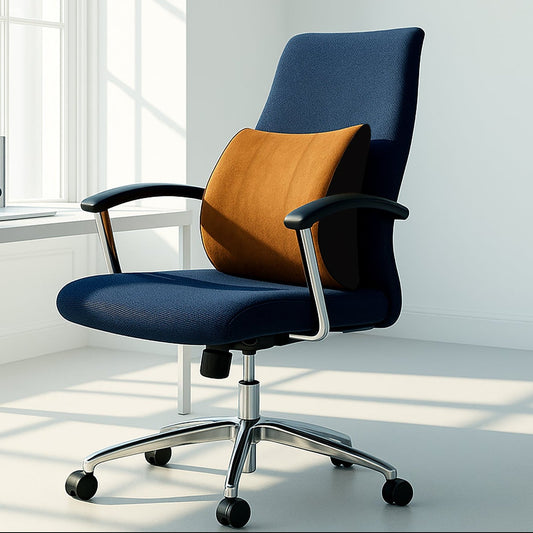 鹿纖絨記憶棉腰靠枕 可拆洗車用腰靠「多色可選」