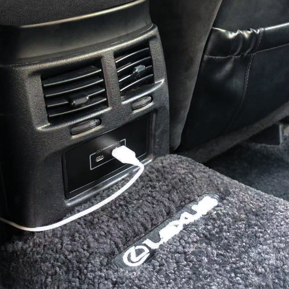 Lexus凌志後排車充 USB+Type-C雙孔 | 3.0快充 IS/GS專用 免挖孔 | Carster 私推好物