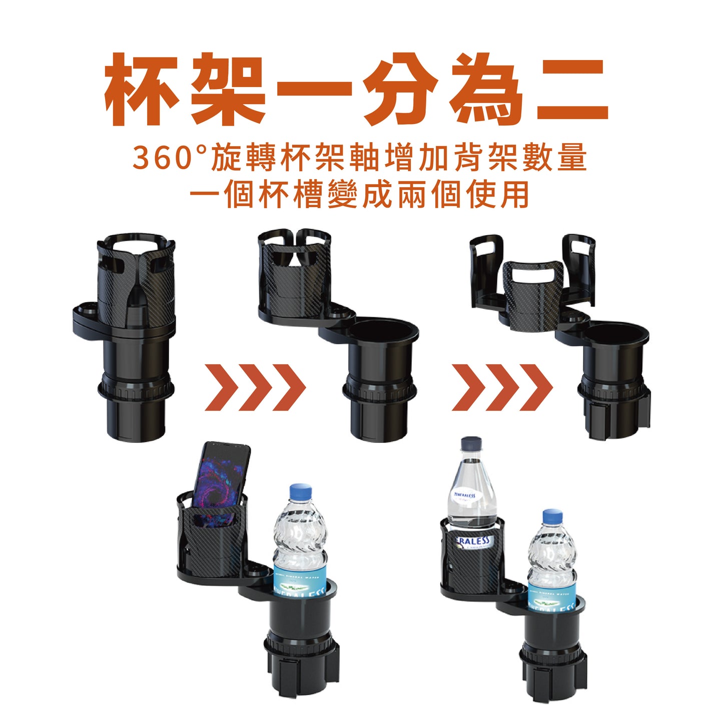 車用カップホルダー／ドリンクホルダー | 車用カップホルダー／収納 | 車用ウォーターカップホルダー | 車用カップホルダー | 車用回転式カップホルダー