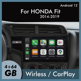 HONDA FIT 安卓車機 14-19年 Android 12 | 內附Carplay HD螢幕 免破線 | Carster 私推好物