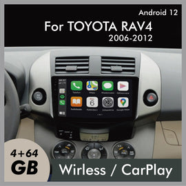 TOYOTA RAV4 安卓車機 06-12年 Android 12 | 內附Carplay HD螢幕 免破線 | Carster 私推好物