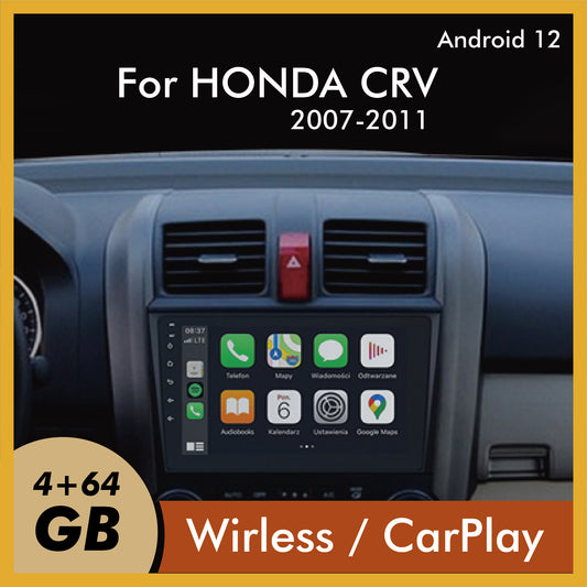 HONDA CRV 07~11年安卓機旗艦款車機汽車影音(內附Carplay）