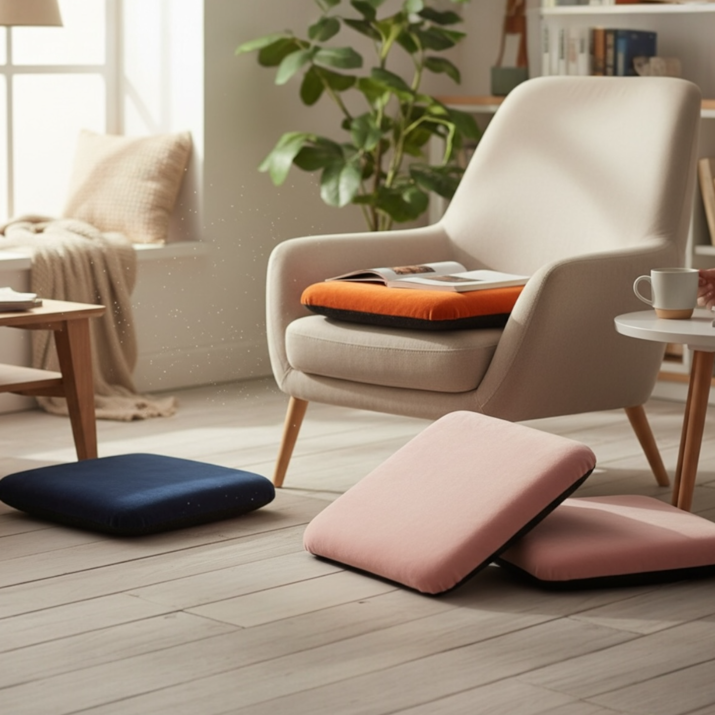 慢回彈記憶棉減壓坐墊『可拆洗』