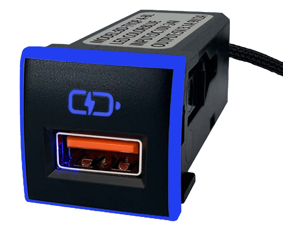 TOYOTA Original Hole Model No-dig Hole Insert Type C USB Single Hole Car Charger Small Model