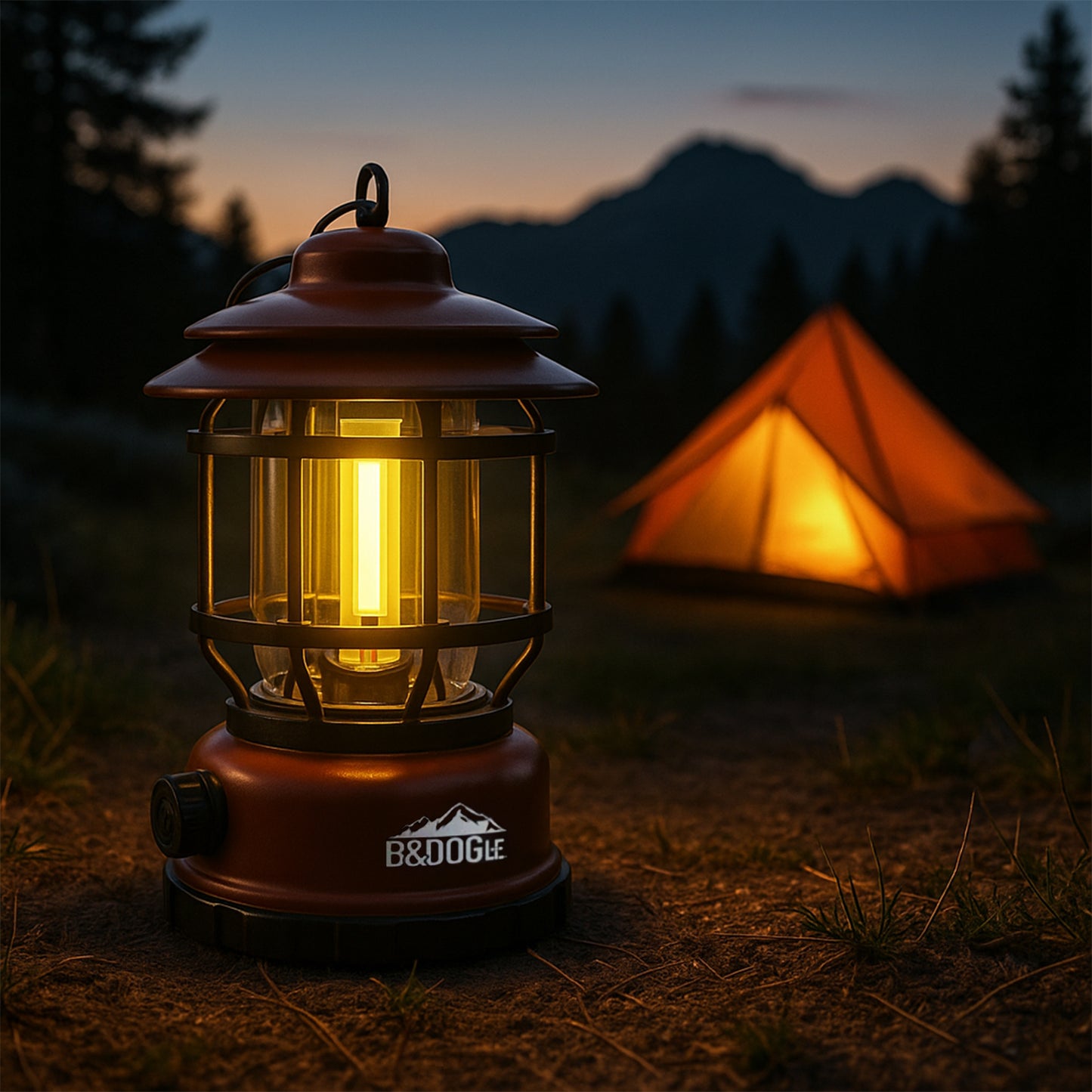 美式復古露營燈 可調光LED營燈 | 戶外露營 居家應急 多功能 | Carster 私推好物